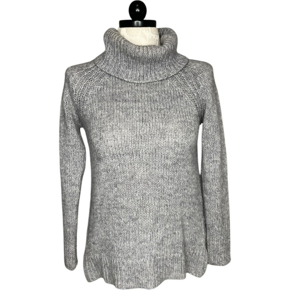 Kaisley Turtleneck sweater with side zip Grey Size Small - Picture 1 of 5